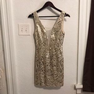 Sequence mini party dress